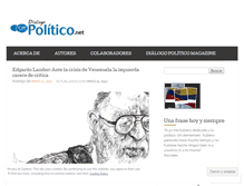 Tablet Screenshot of dialogopolitico.net